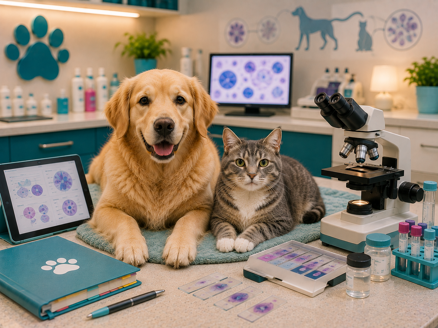 Imagen de citologías veterinarias