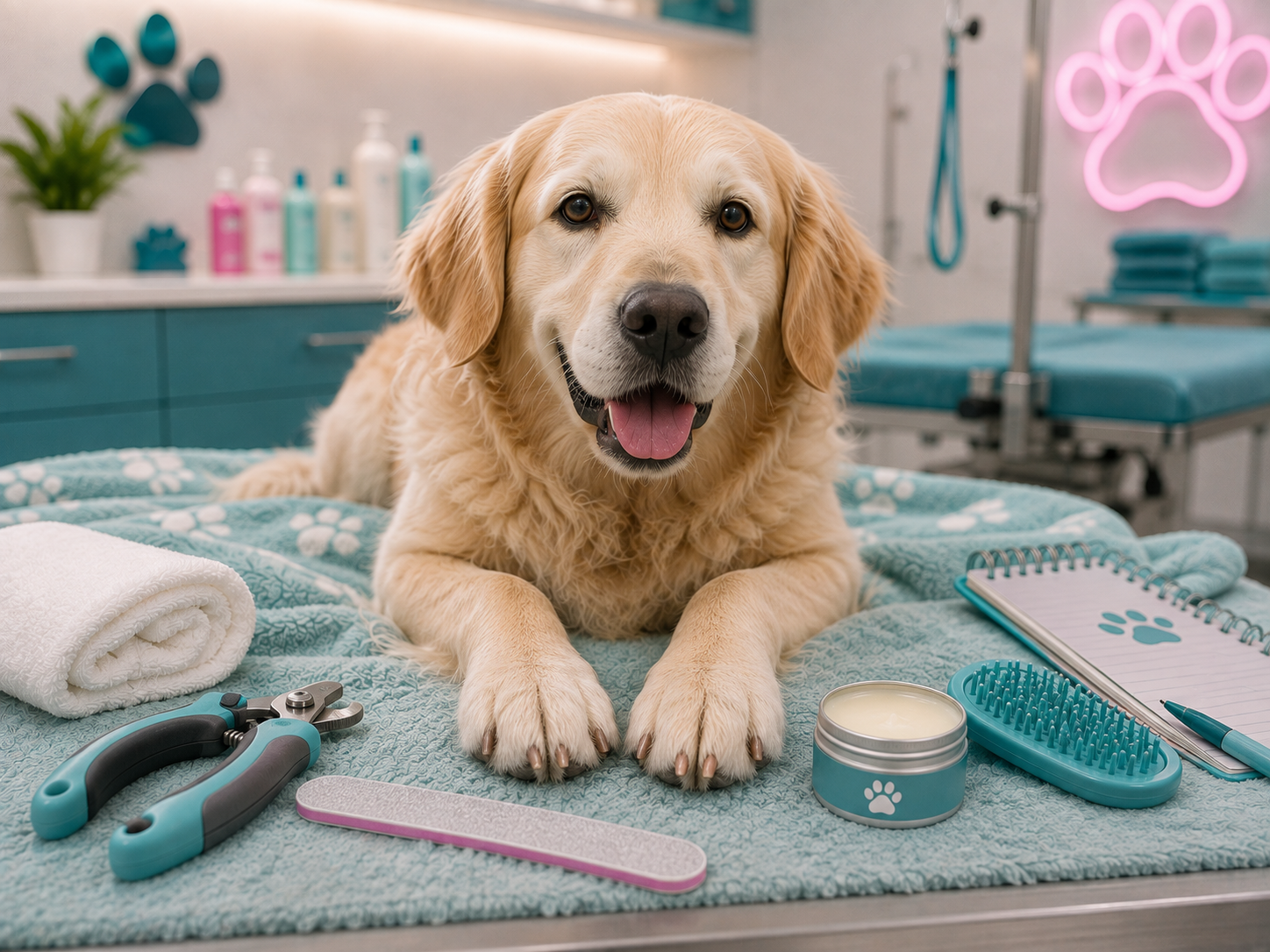 Imagen de baño y secado